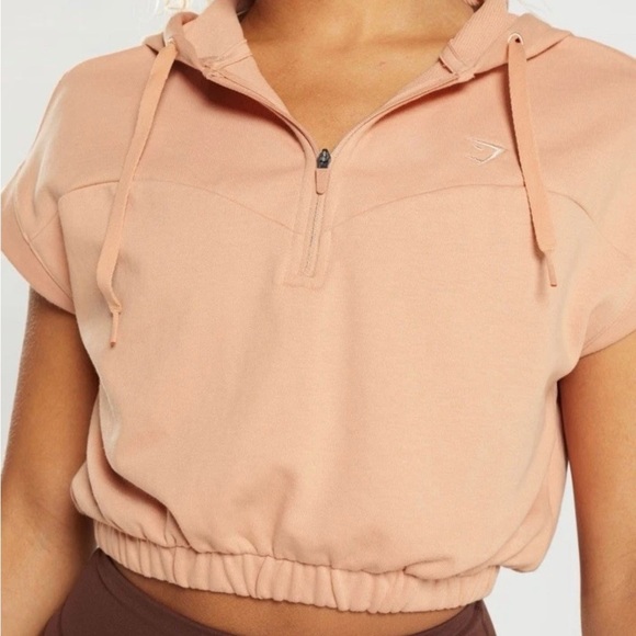 Women’s Gymshark Cropped Sweatshirt Hoodie. Small - Picture 4 of 6